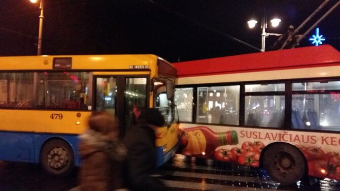 Įvykio liudininkės Monikos R. nuotr./Įvykio vietoje