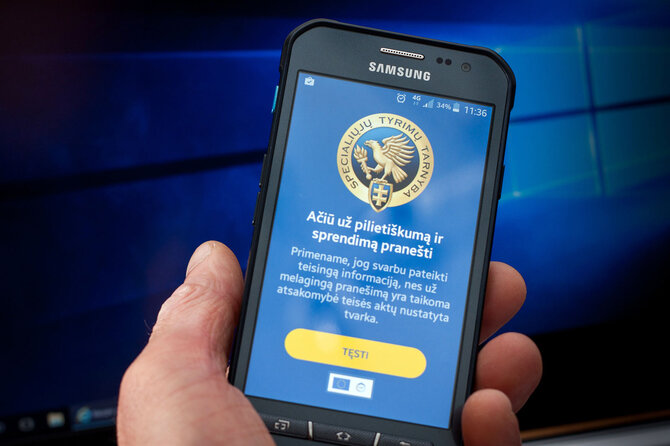 STT nuotr./STT mobili antikorupcinė programėlė