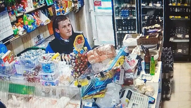 Kadras iš filmuotos medžiagos/Užfiksuotas įtariamasis