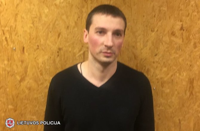 Vilniaus apskrities policijos nuotr./Sulaikytas įtariamasis