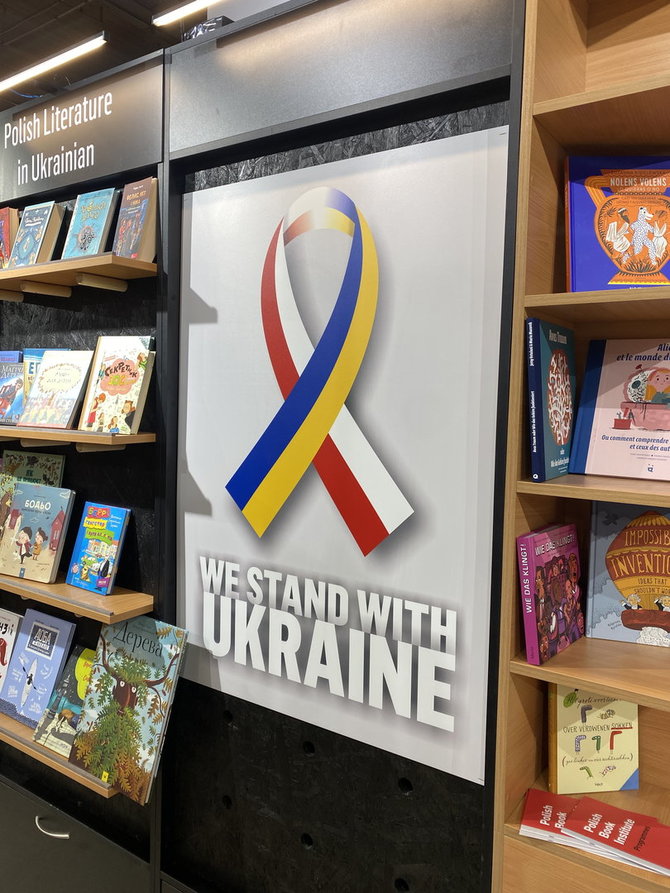Audriaus Ožalo nuotr./Ukrainos palaikymas Frankfurto knygų mugėje
