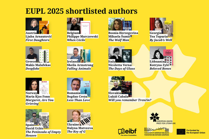 Europos Sąjungos literatūros premijos trumpasis sąrašas