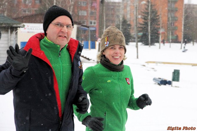 Bėgimas Tartu sausio 13-osios aukų atminimui. (c) Sigita Matulevičienė