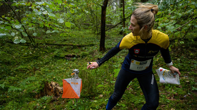 Donato Lazausko (Orienteering.lt) nuotr./Čempionato akimirka