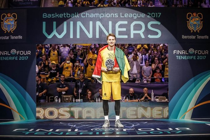 FIBA.com nuotr./Marius Grigonis – 2017-ųjų Čempionų lygos finalų MVP.