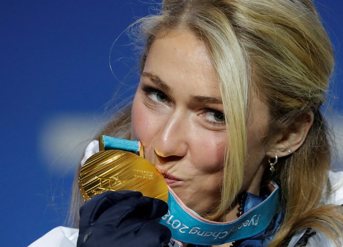 „Reuters“/„Scanpix“ nuotr./Mikaela Shiffrin