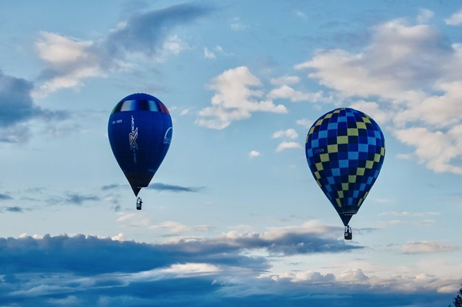 Augustės Kurtovaitės nuotr./Oro balionai