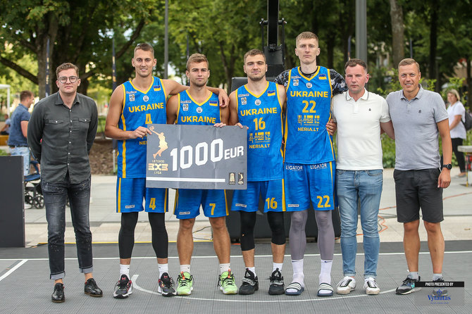 3x3 krepšinio asociacijos nuotr./„Ukraine-Kelts“ 3x3 krepšininkai