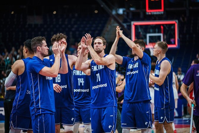 FIBA.com nuotr./Suomijos krepšinio rinktinė