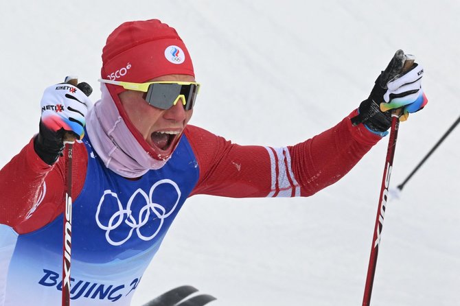 AFP/„Scanpix“ nuotr./Rusijos slidininkas Aleksandras Bolšunovas