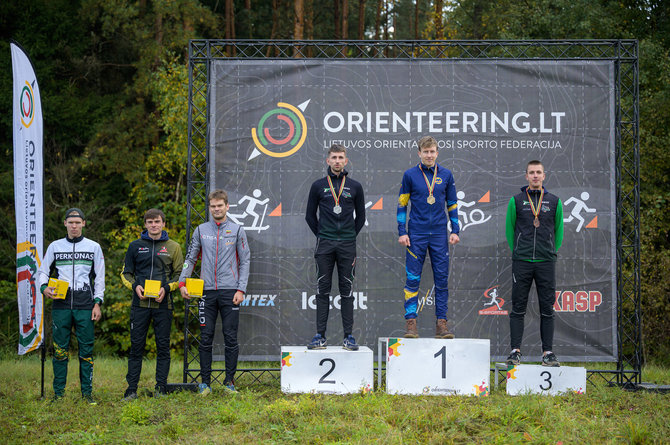 Donato Lazausko (Orienteering.lt) nuotr./Vytautas Beliūnas, Jonas Vytautas Gvildys ir Rokas Lipnickas