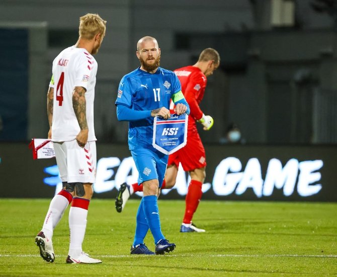 Islandijos futbolo asociacijos nuotr./Aronas Gunnarssonas