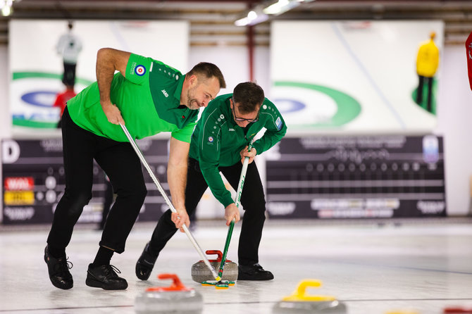 WCF nuotr./Lietuvos vyrų kerlingo rinktinė