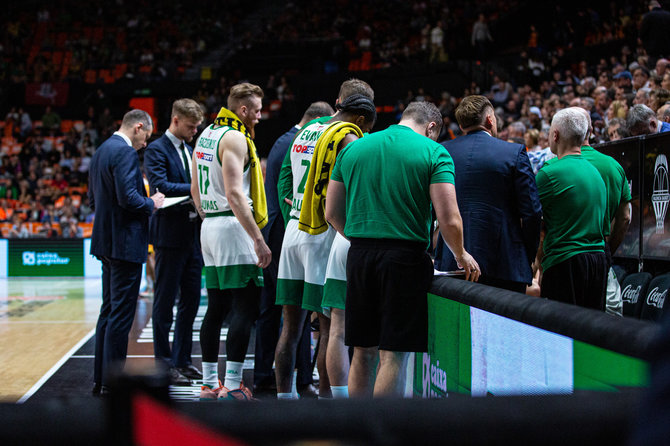 zalgiris.lt nuotr./„Žalgirio“ minutės pertraukėlė