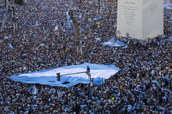 „Scanpix“ nuotr./Beprotiškos argentiniečių linksmybės Buenos Airėse