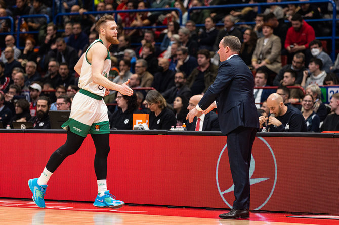 zalgiris.lt nuotr./Ignas Brazdeikis ir Kazys Maksvytis