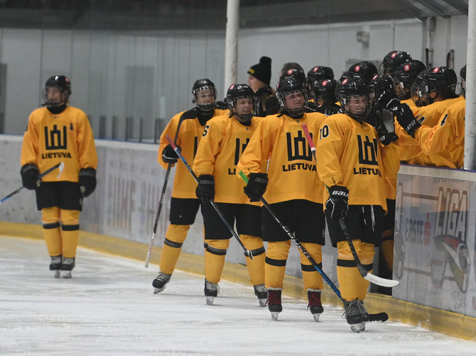 hockey.lt nuotr./Lietuvos moterų ledo ritulio rinktinė