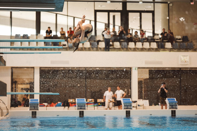 Viktorijos Makovskajos/LTU Aquatics nuotr./Šuolių į vandenį čempionatas