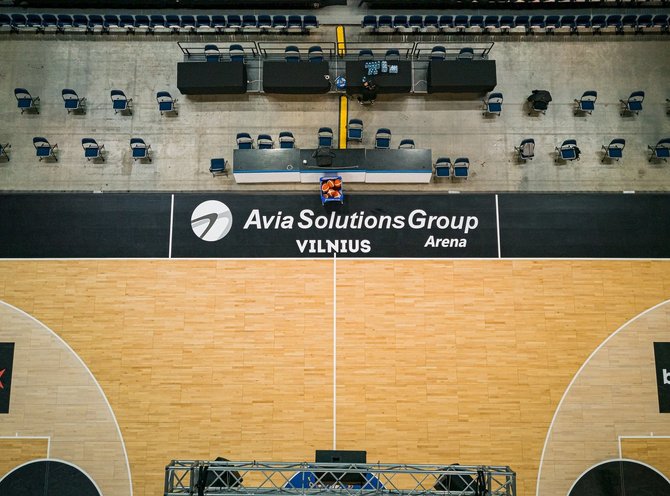 Organizatorių nuotr./„Avia Solutions Group“ arena, vidus