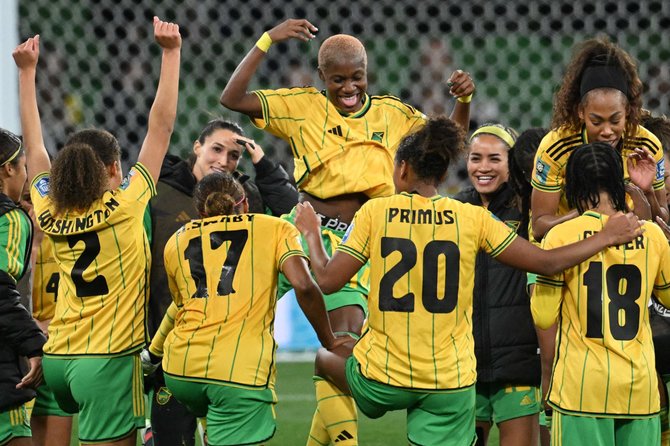 AFP/„Scanpix“ nuotr./Jamaikos futbolininkių triumfas