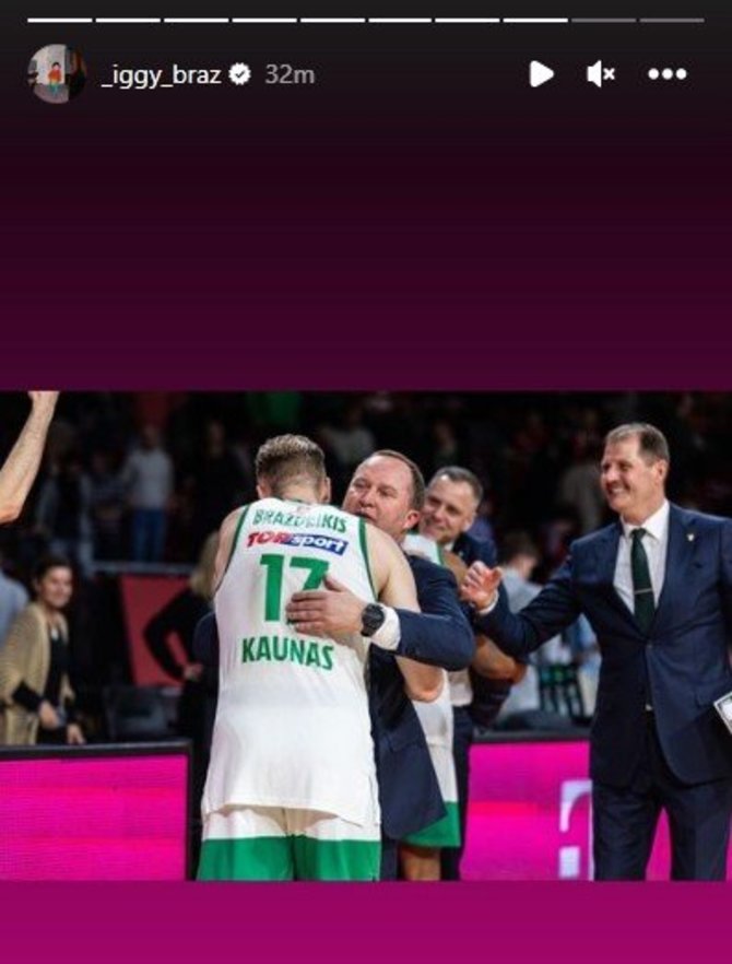 instagram.com/_iggy_braz nuotr./Ignas Brazdeikis atsisveikina su Kaziu Maksvyčiu