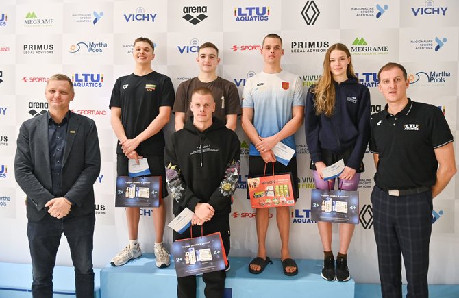 Dariaus Kibirkščio (LTU Aquatics) nuotr./Geriausi Lietuvos čempionato plaukikai