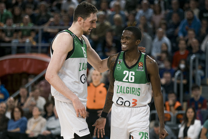 zalgiris.lt nuotr./Laurynas Birutis ir Edmondas Sumneris