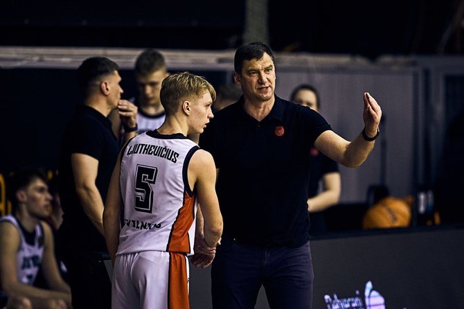 FIBA.com nuotr./Mantas Liutkevičius ir Andrius Šležas