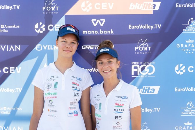 Organizatorių nuotr./2024 m. olimpinė atranka Vilniuje – Ainė Raupelytė ir Monika Paulikienė