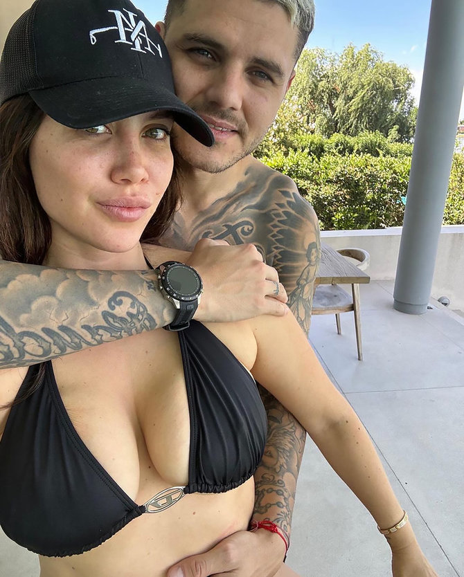 Vida Press nuotr./Wanda Nara ir Mauro Icardi santuokoje praleido daugiau nei 10 metų