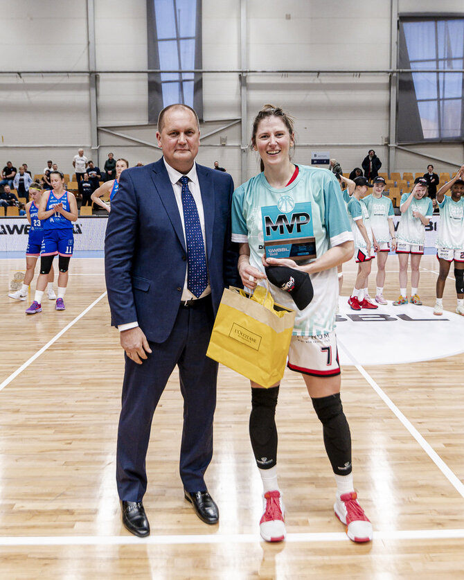 Renars Koris nuotr./Naudingiausia finalo ketverto žaidėja išrinkta Giedrė Labuckienė