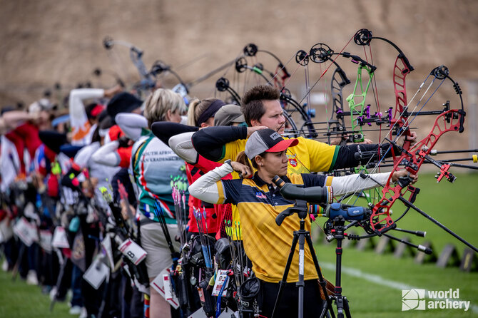 „World Archery“ nuotr./Varžybų akimirka