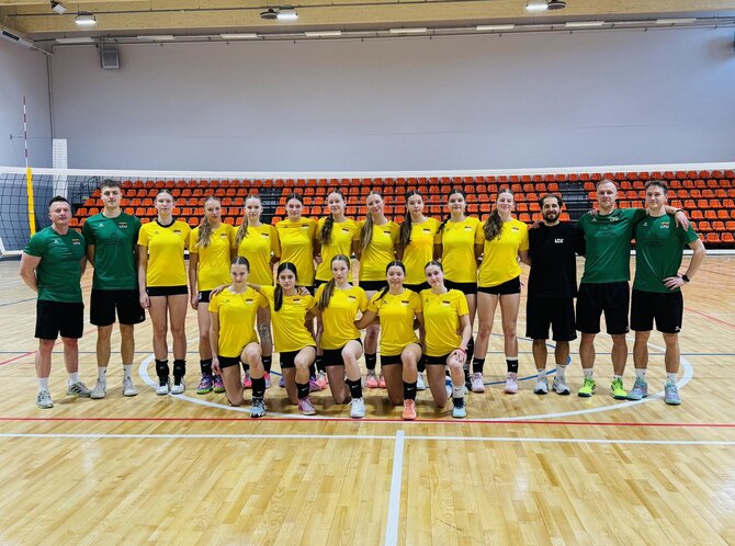 LTF nuotr./Lietuvos U16 merginų tinklinio rinktinė