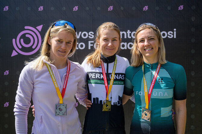 Orienteering.lt nuotr./Gabrielė Ražaitytė, Algirda Mickuvienė, Agnė Musajevaitė