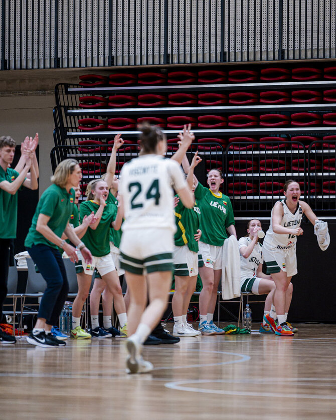 ltu.basketball nuotr./Rungtynių akimirka