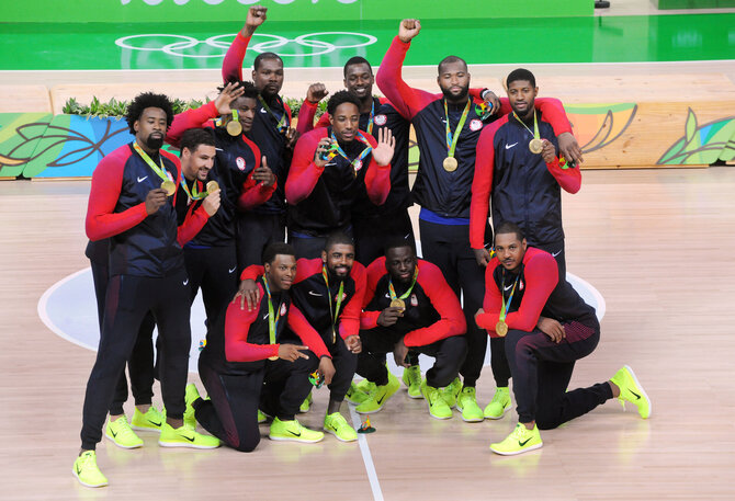 Vida Press nuotr./JAV krepšinio rinktinė – 2016 m. Rio de Žaneiro olimpinė čempionė