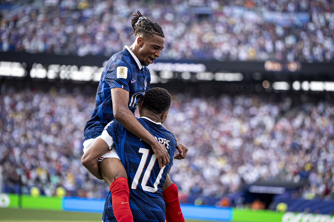 „Scanpix“ nuotr./Michaelas Olise, Kylianas Mbappe