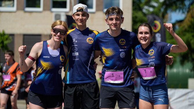 Orienteering.lt nuotr./Kauno orientavimosi sporto klubas „Medeina“: Vilija Gvildienė, Aleksas Murėnas, Kasparas Murėnas, Teklė Emilija Gvildytė