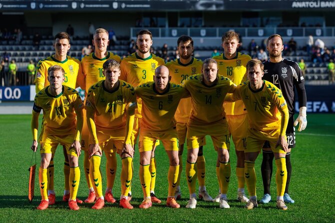 LFF nuotr./Lietuvos vyrų futbolo rinktinė
