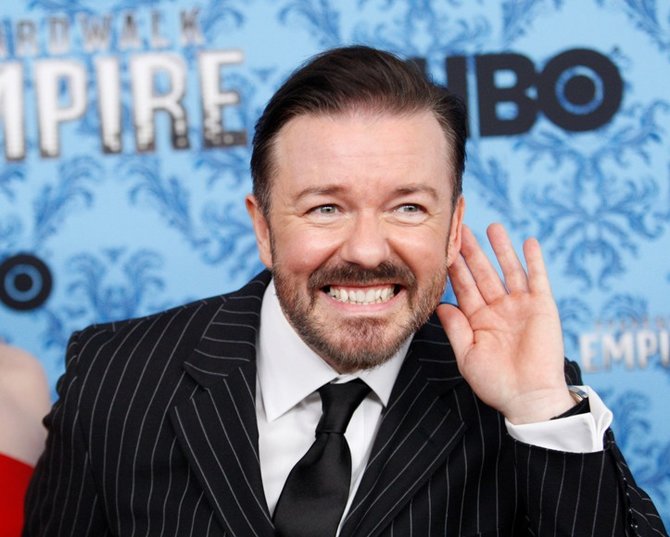 „Reuters“/„Scanpix“ nuotr./Ricky Gervais