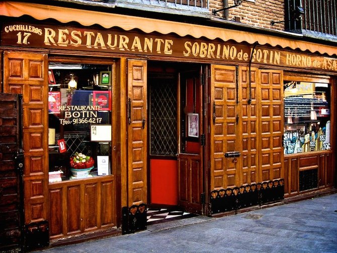 Botin.es nuotr./„Sobrino de Botin“ restoranas Madride