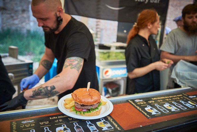 Organizatorių archyvo nuotr. /„Vilnius Burger Fest“ akimirka