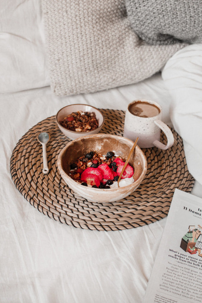 Tinklaraštininkės nuotr. /Naminė šokoladinė granola