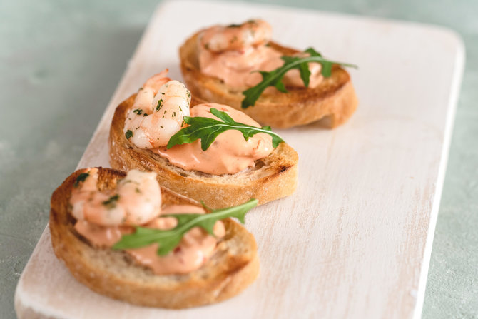 Vida Press Photo/Sandwiches with shrimp