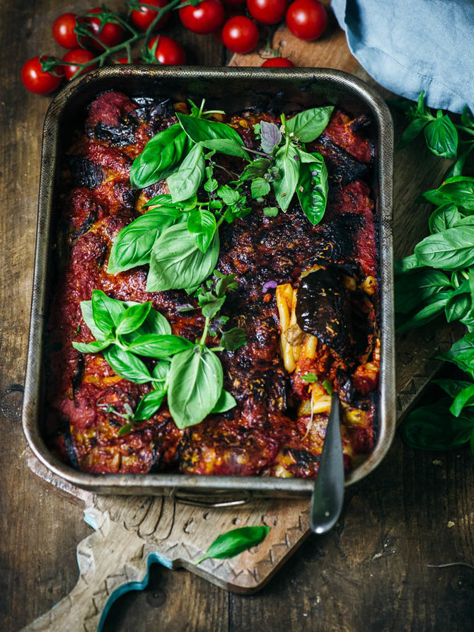 Nidos Degutienės nuotr. /Itališki baklažanų ir makaronų suktinukai