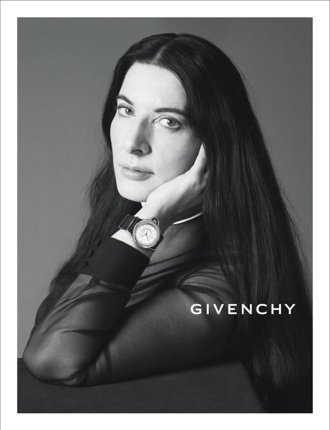 Marina Abramovič „Givenchy“ reklamoje