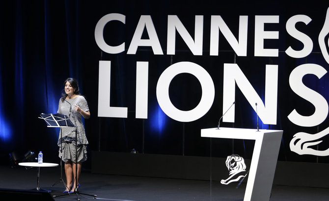 „Scanpix“/AP nuotr./Monica Lewinsky „Kanų liūtų“ kūrybiškumo festivalyje