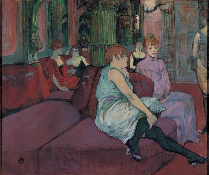 Vida Press nuotr./Henri de Toulouse-Lautrec'o darbas