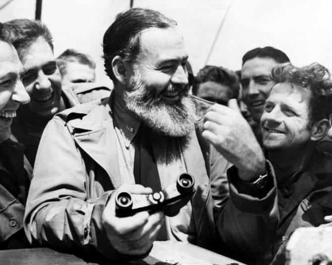Vida Press nuotr./Ernestas Hemingway'ius 1959 m. 