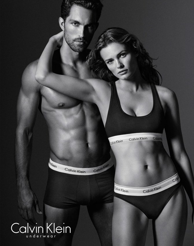 Daniel Jackson/„Calvin Klein“ nuotr./Edita Vilkevičiūtė „Calvin Klein“ reklaminėje kampanijoje